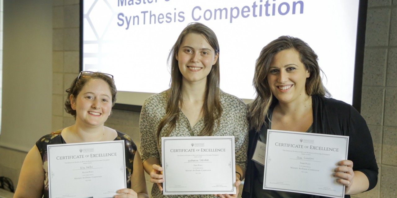 three women holding certificates